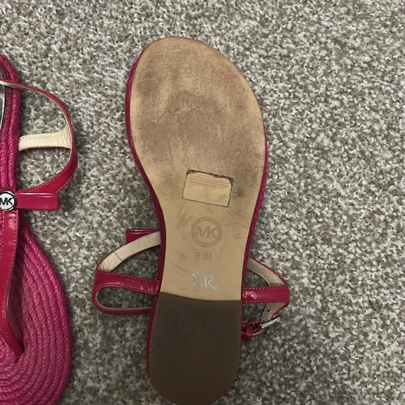 Michael Kors Fuchsia Sandals - Picture 5 of 5